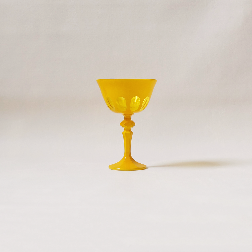 Rialto Glass Coupe Saffron