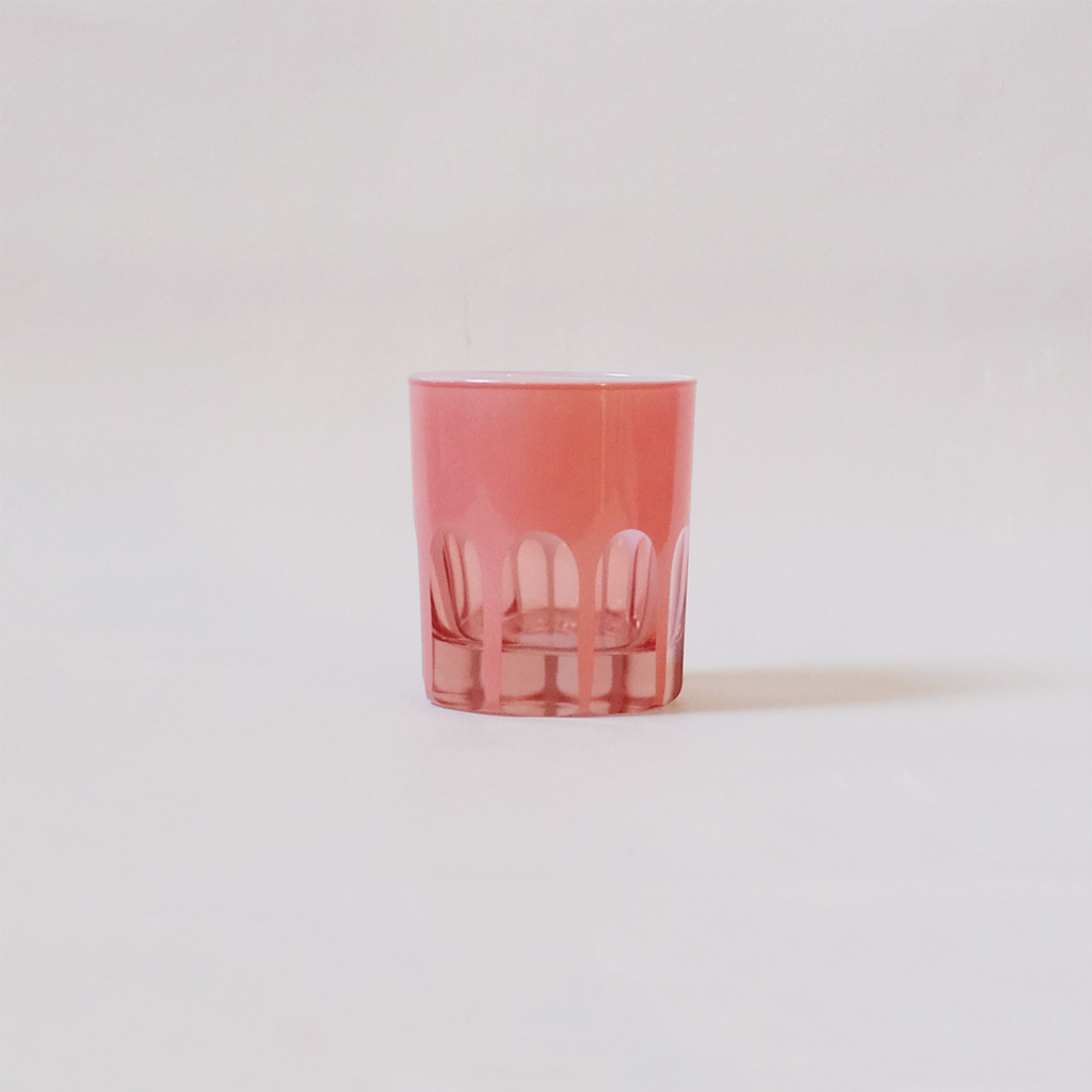 Rialto Glass Old Fashion Salmon