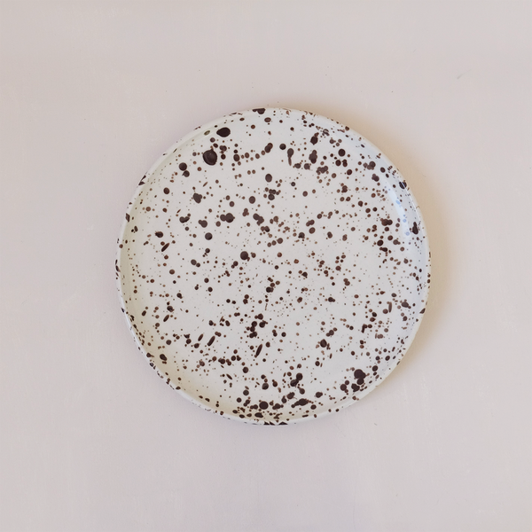 Splatterware Plate Cacao