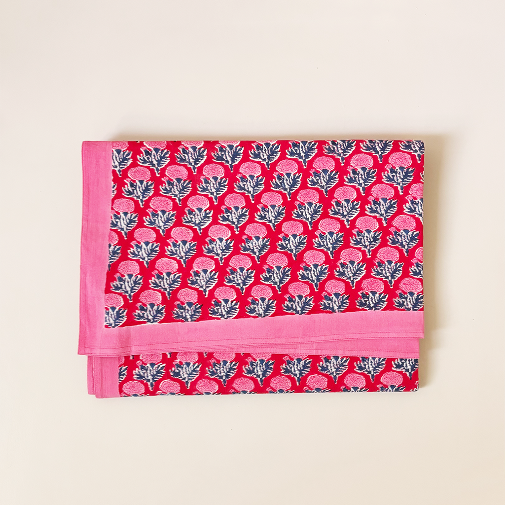 Sonya Red Tablecloth 60" x 110"