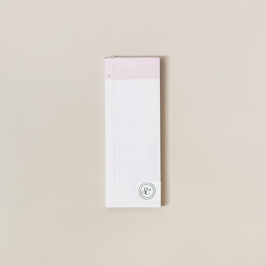Pink List Notepad
