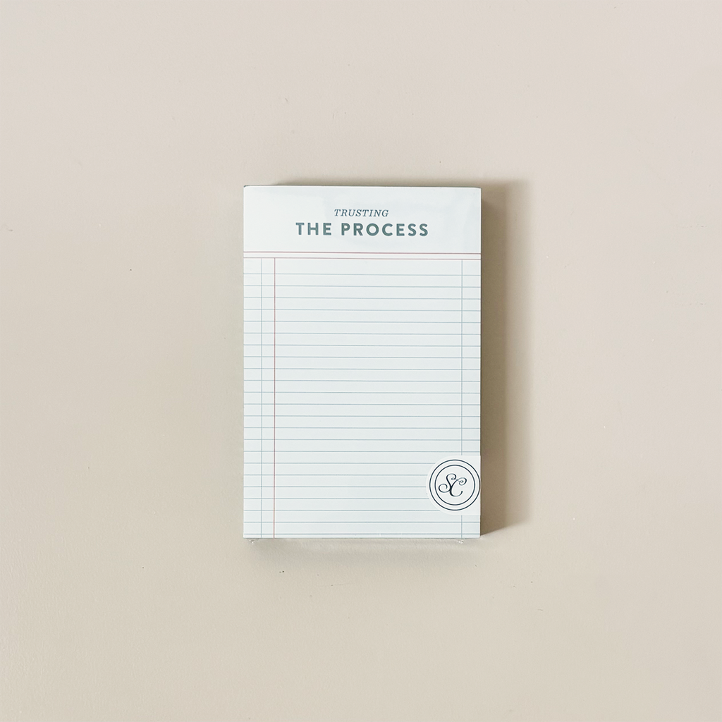 Trusting The Process Notepad