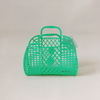 Retro Basket Bag Green