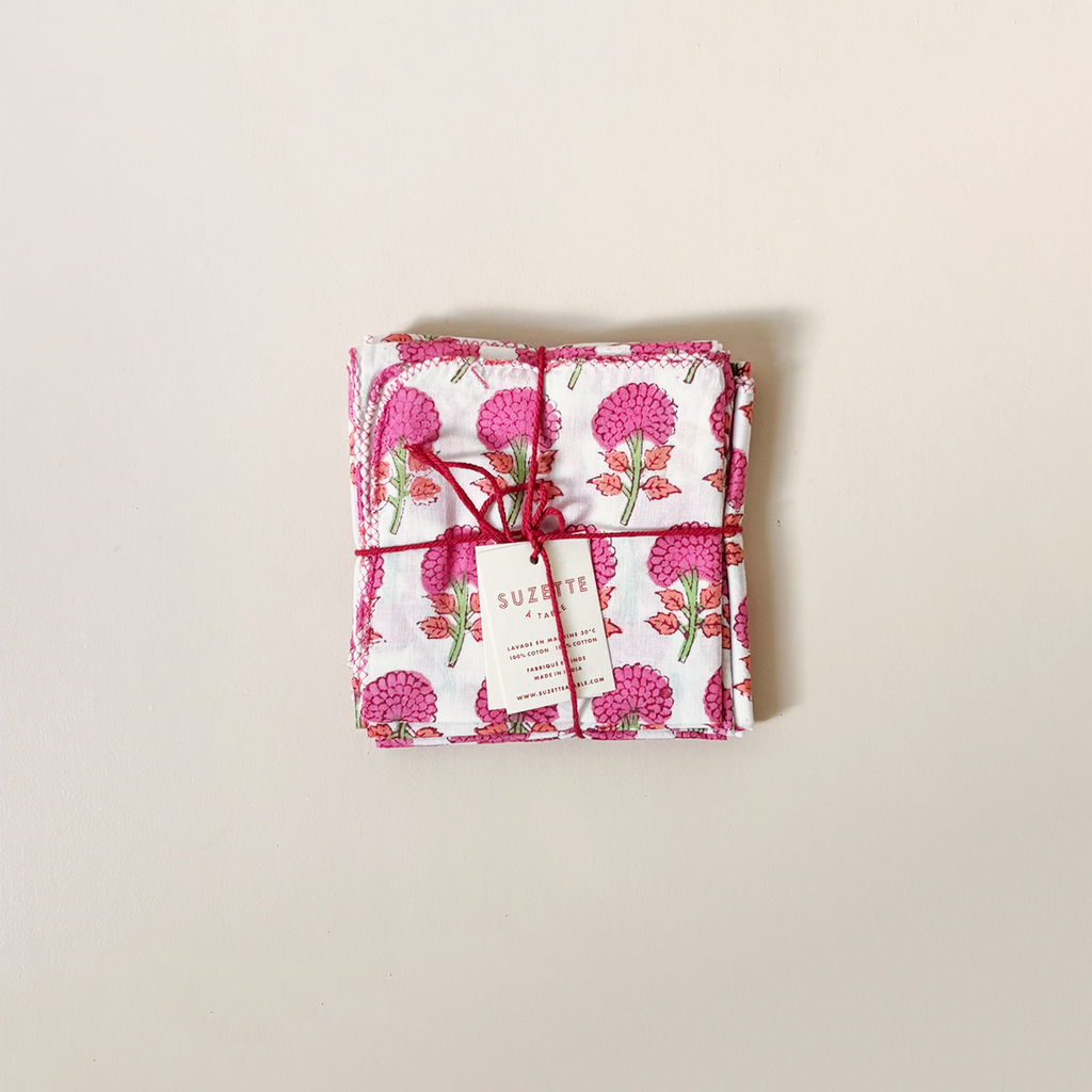 Marigold Flamingo Napkin Set/4