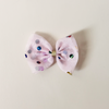 Pink Confetti Bow Clip