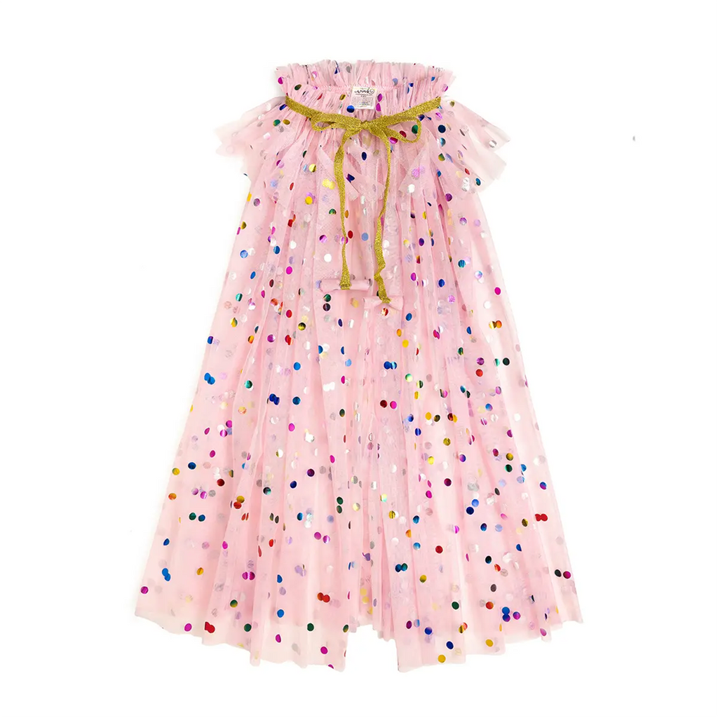 Pink Confetti Cape