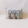 Christmas Wreath Trio Pocket Pillow