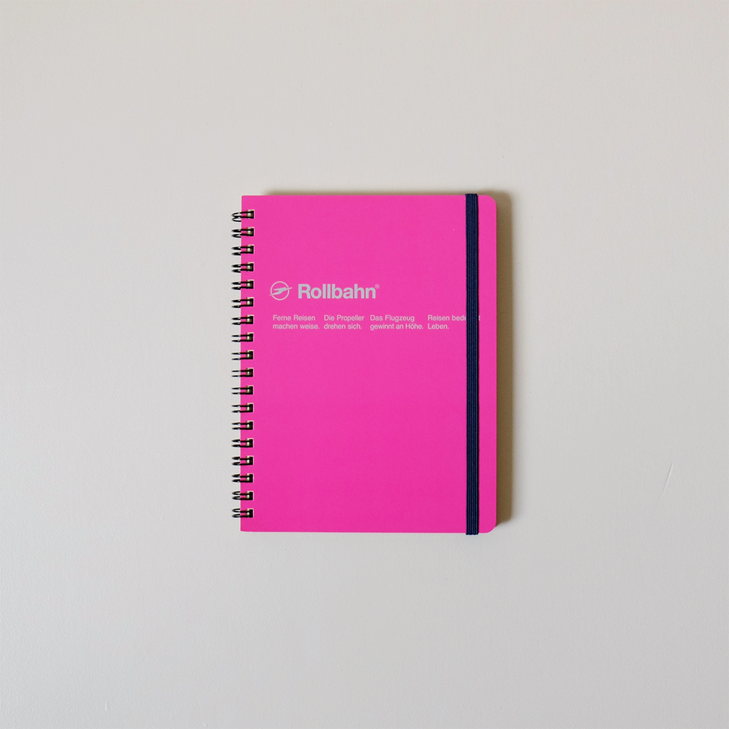 Spiral Notebook Large Rose