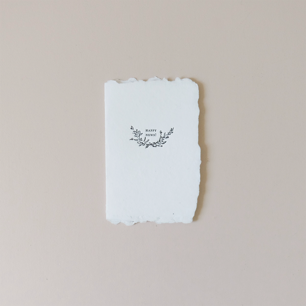 Happy News Note Card