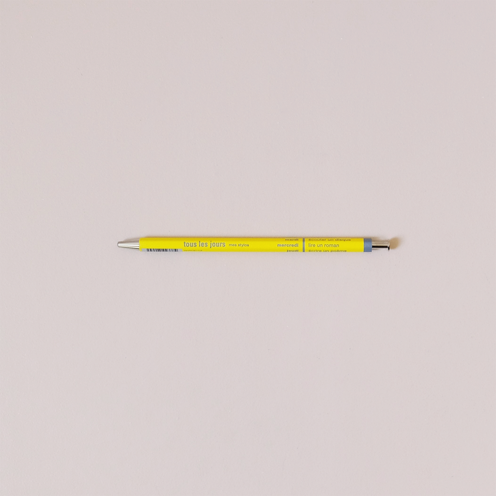 Tous Les Jours Ballpoint Pen Yellow