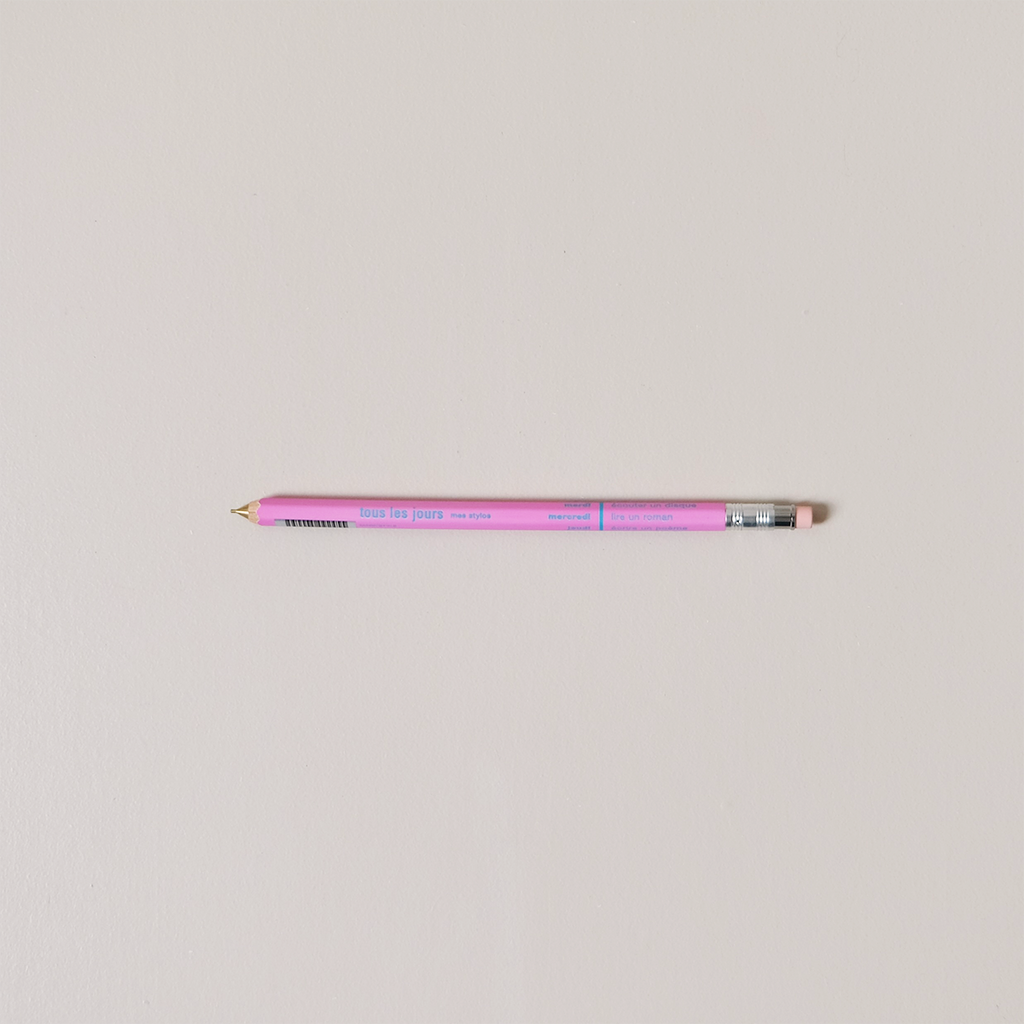 Tous Les Jours Mechanical Pencil Vivid Pink