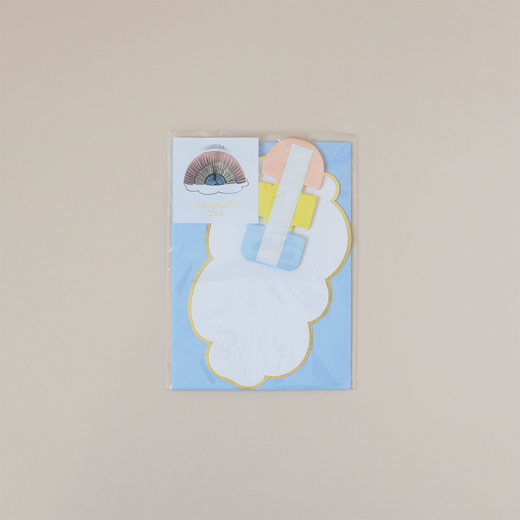 Honeycomb Rainbow Baby Note Card