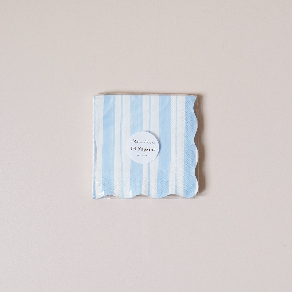 Ticking Stripe Paper Napkin Small