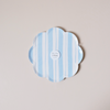 Ticking Stripe Paper Plates Small