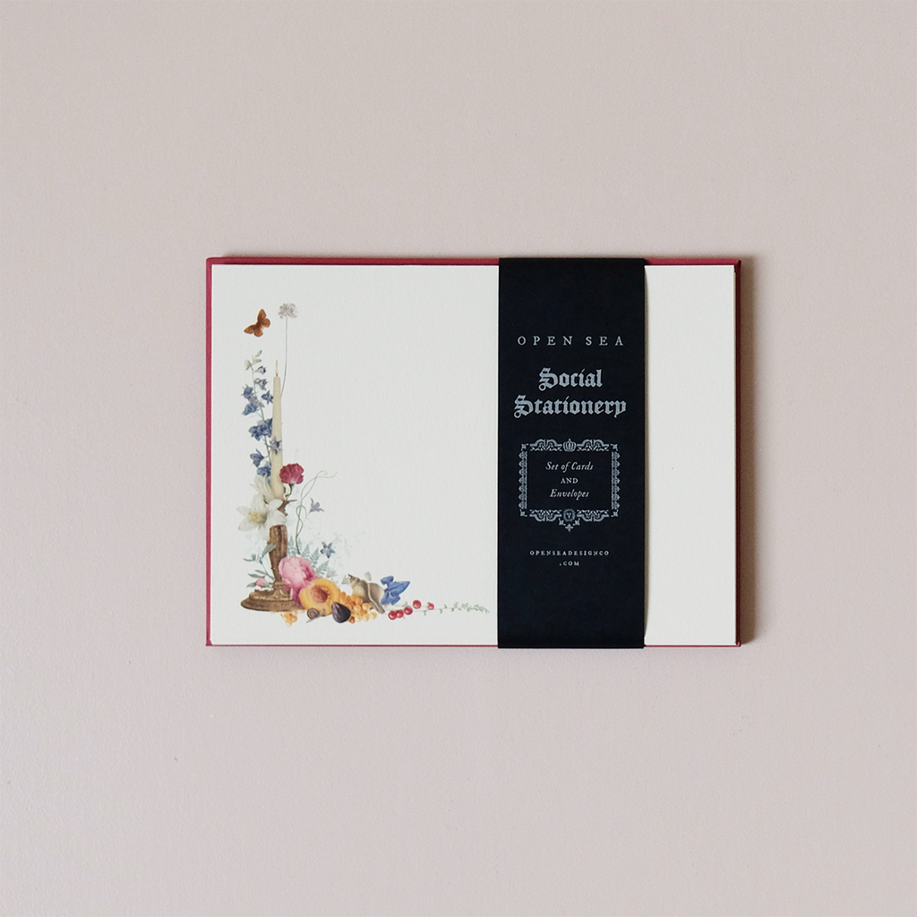 Candlestick Note Card Set