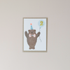 Bear 2nd Birthday Note Card