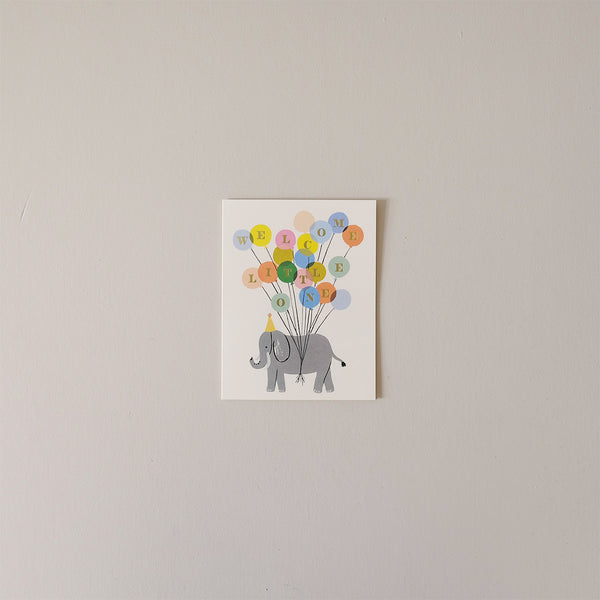 Welcome Elephant Note Card