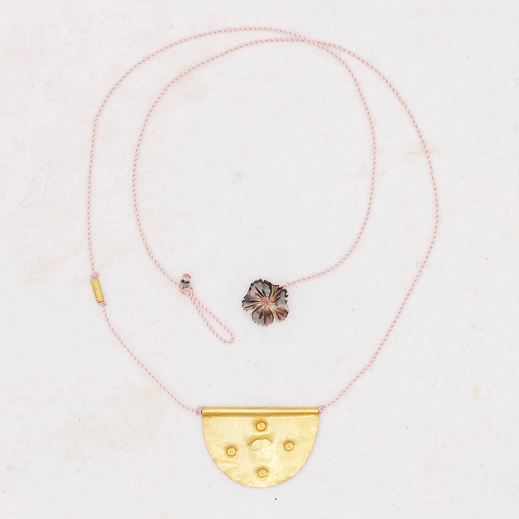 Large Halfmoon Talisman Necklace