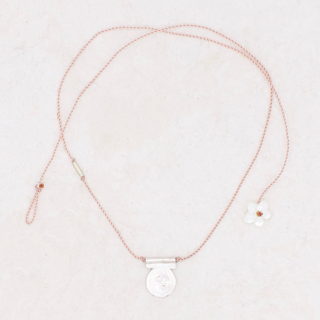 Silver Circle Talisman Necklace