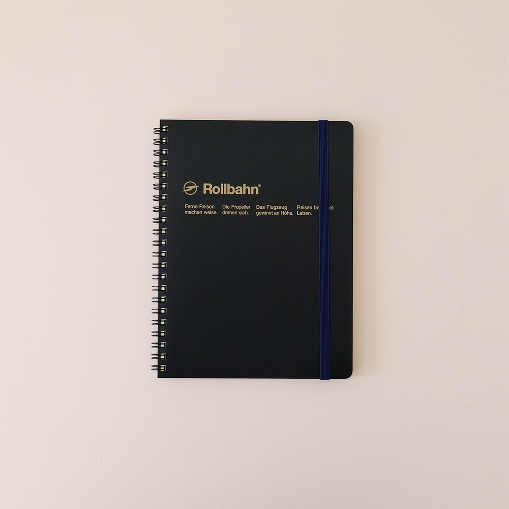 Spiral Notebook A5 Black