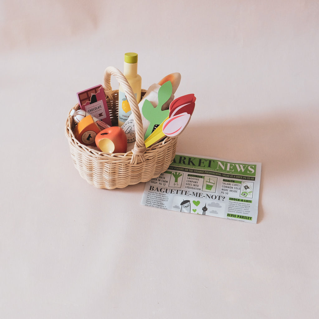 Wicker Shopping Basket