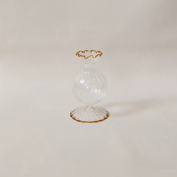 Annie Bud Vase Amber