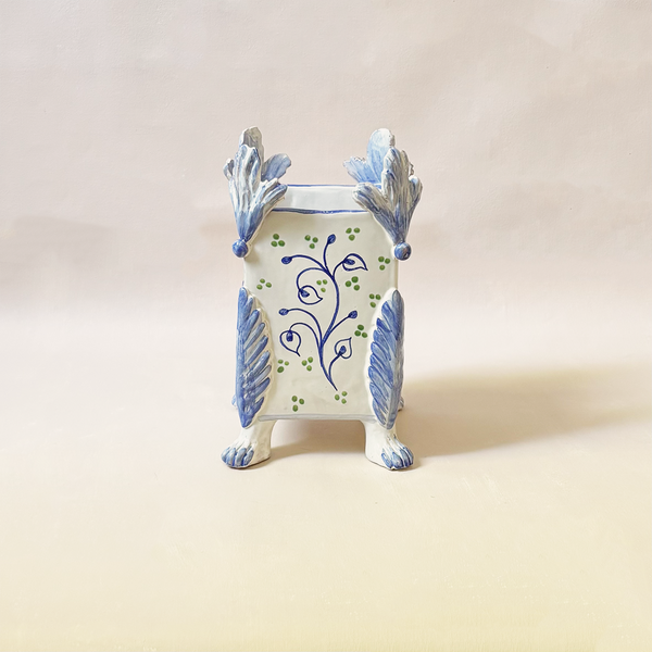 Blue Phoenix Cachepot
