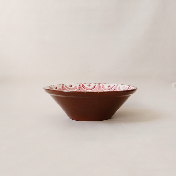 Casa Nuno Pink & White Bowl