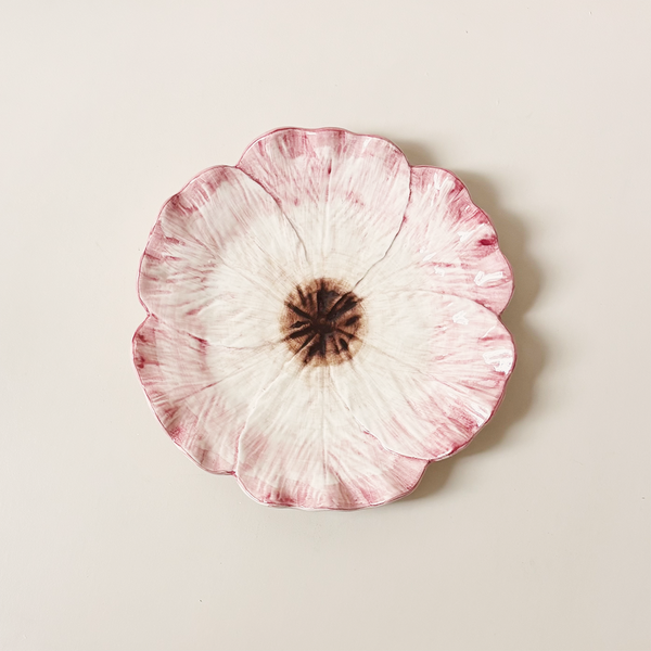 Elisabetta Flower Dinner Plate Pink