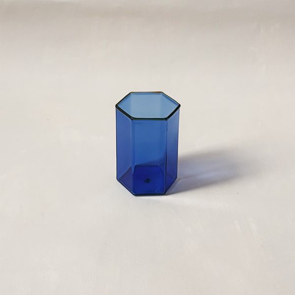 Hexagon Tumbler Blue & Amber