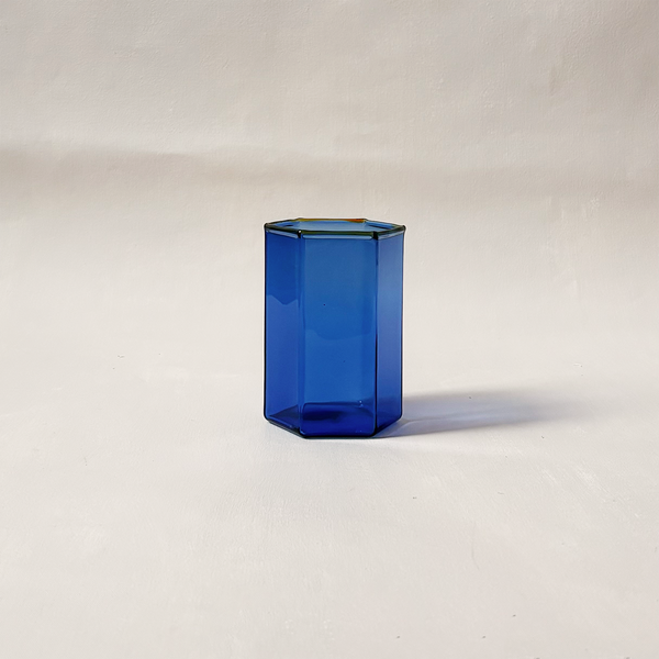 Hexagon Tumbler Blue & Amber