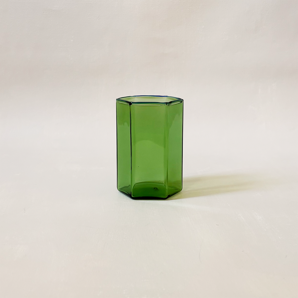 Hexagon Tumbler Green & Blue