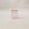 Hexagon Tumbler Pink & Amber