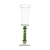 Ophelia Champagne Flute Green