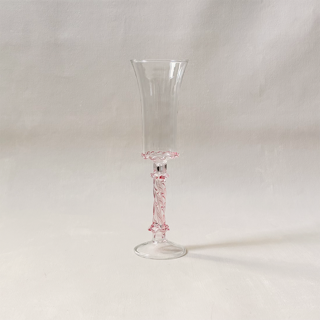 Ophelia Champagne Flute Pink