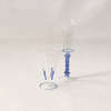 Ophelia Champagne Flute Blue