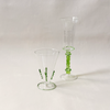 Ophelia Champagne Flute Green