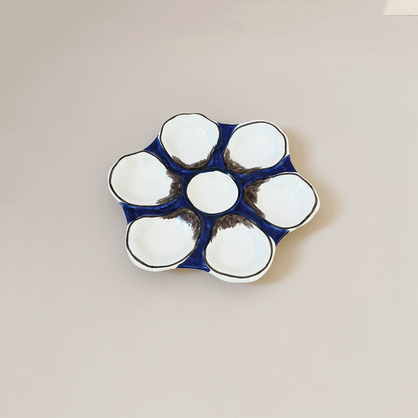 Oyster Plate Navy