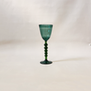 Palazzo Wine Glass Turquoise & Green