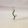 Pink Flower & Leaf Tealight