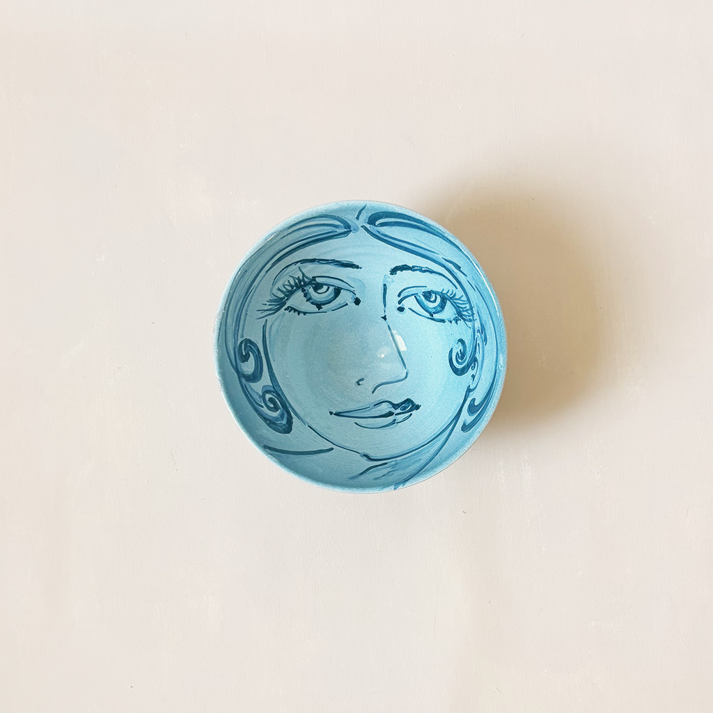 Portrait Bowl Blue Medium