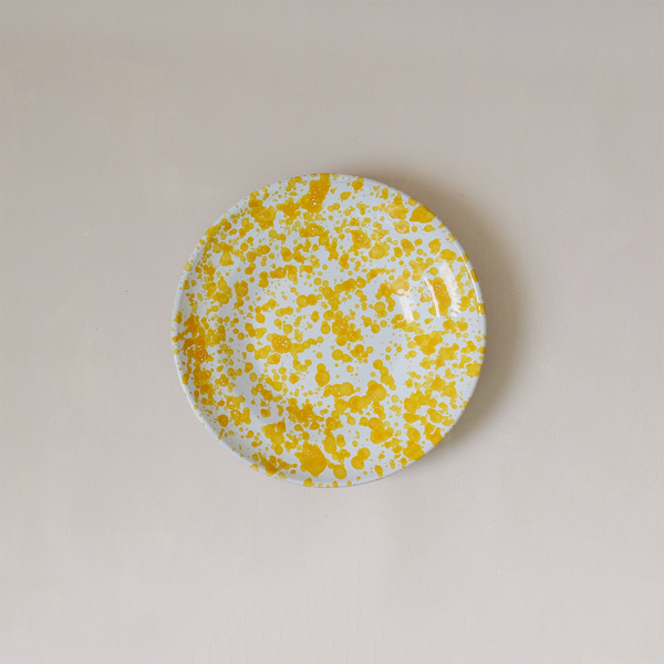 Taverna Speckled Soup Bowl Yellow/White