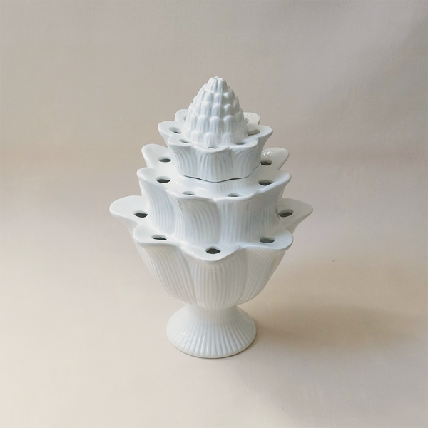Tulipiere Artichoke White Large