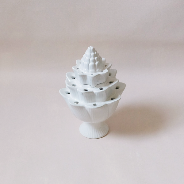 Tulipiere Artichoke White Small
