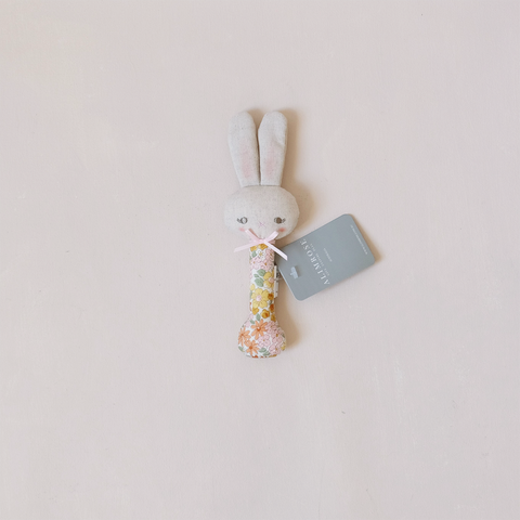 Bunny Stick Rattle Sweet Marigold