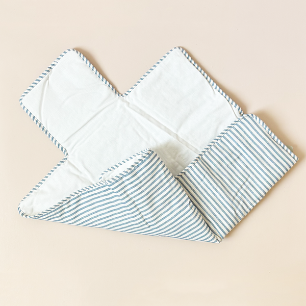 Changing Mat Chambray Stripe