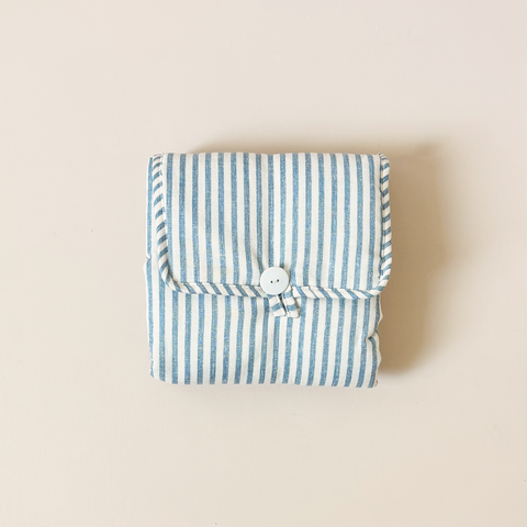 Changing Mat Chambray Stripe