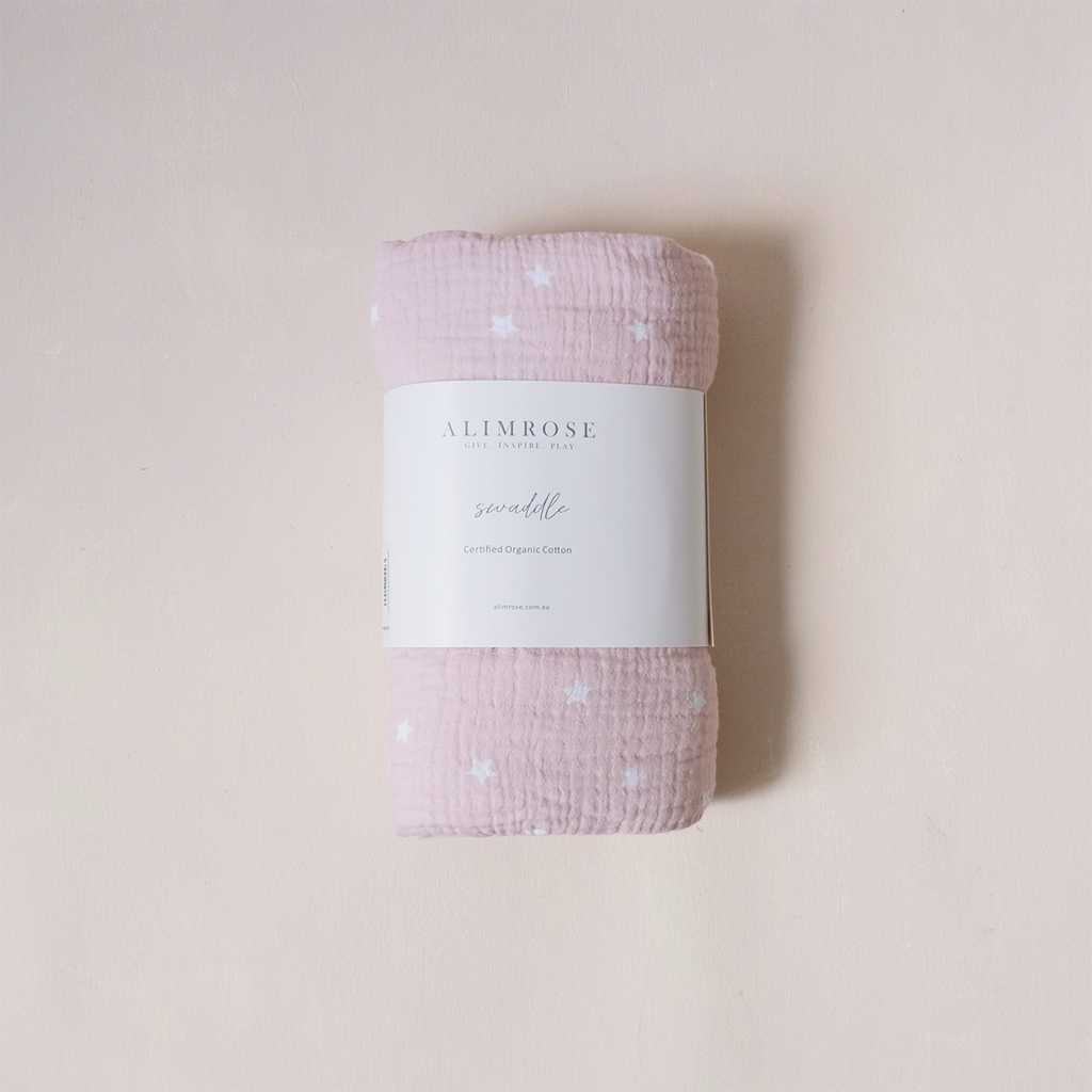 Swaddle Starry Night Pink