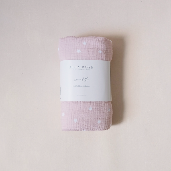 Swaddle Starry Night Pink