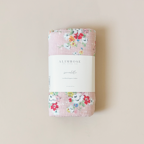 Swaddle Vintage Rose